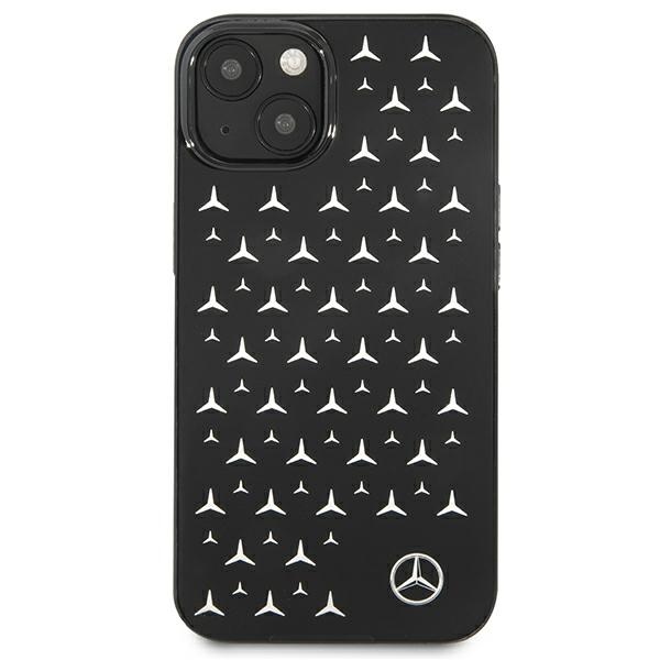 Mercedes-Benz Stars Pattern dėklas iPhone 13 mini – juodas