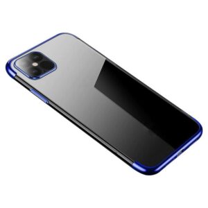 Skaidrus itin plonas TPU dėklas iPhone 13 mini – mėlynas