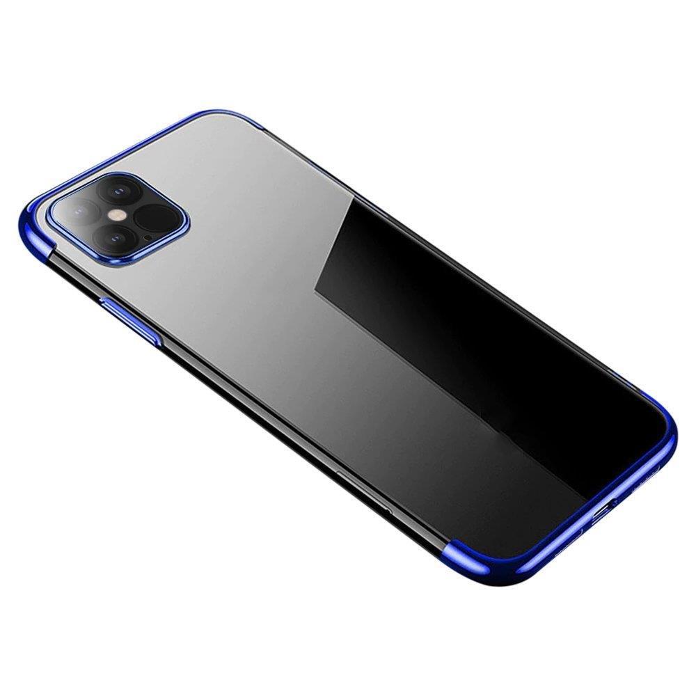 Skaidrus itin plonas TPU dėklas iPhone 13 mini – mėlynas