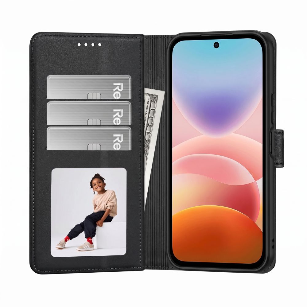 Dėklas Tech-Protect Wallet Xiaomi Redmi 17 4G / 5G, juodas