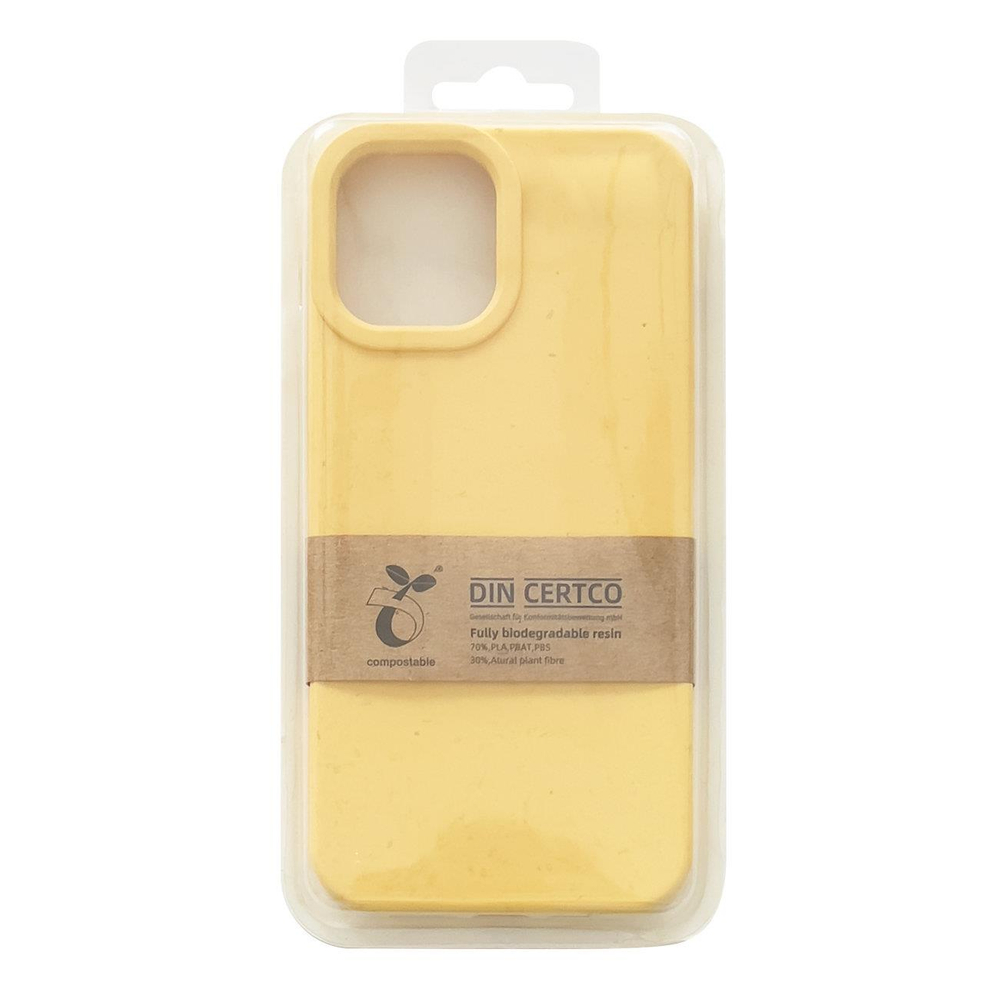 Ekologiškas dėklas iPhone 11 Pro Max – geltonas