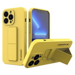 Wozinsky Kickstand dėklas iPhone 13 mini – geltonas
