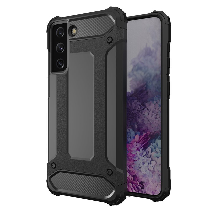 Hybrid Armor apsauginis dėklas Samsung Galaxy S22+ – juodas