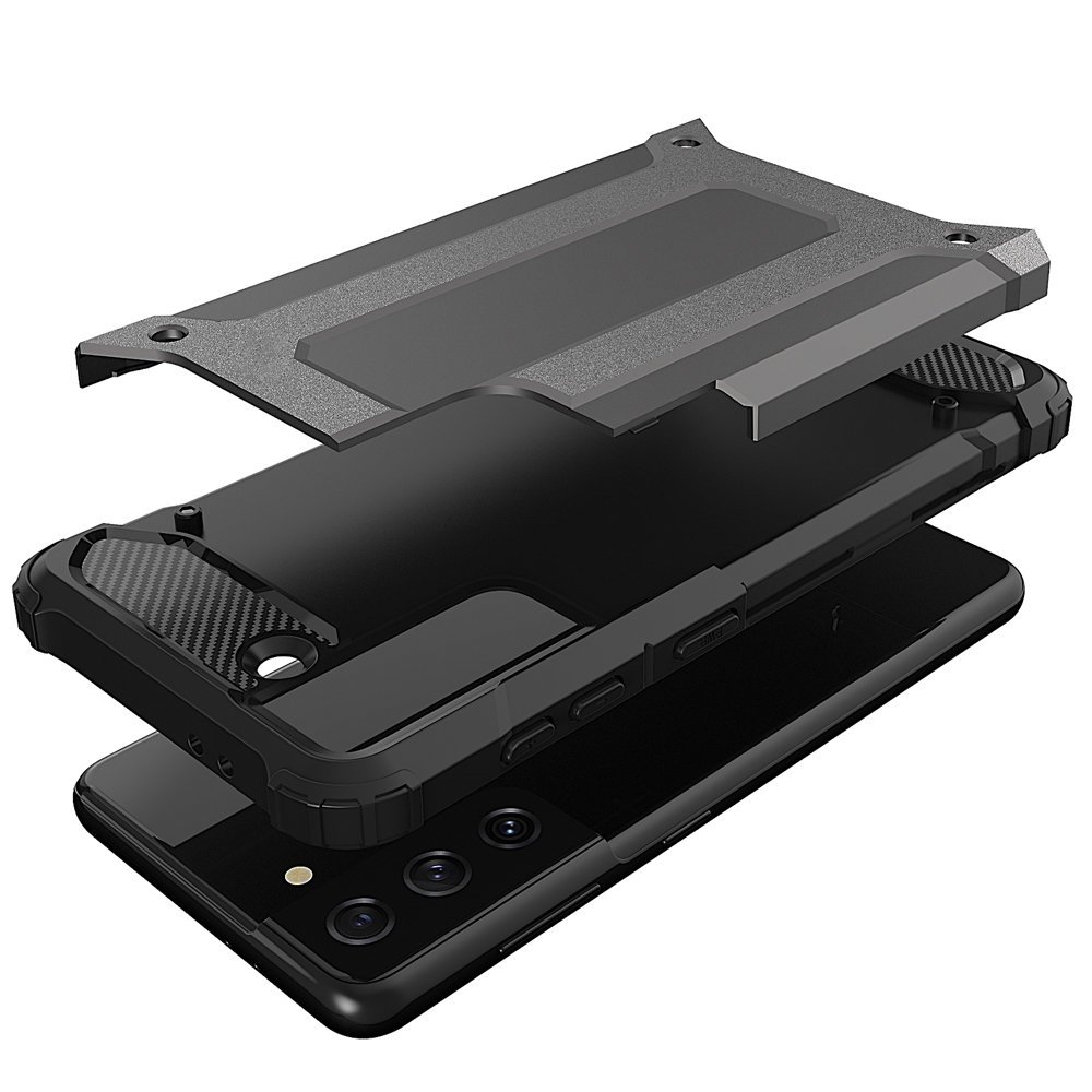 Hybrid Armor apsauginis dėklas Samsung Galaxy S22+ – juodas