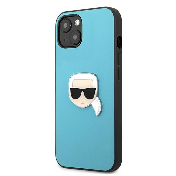 Karl Lagerfeld odinis dėklas iPhone 13 mini – mėlynas
