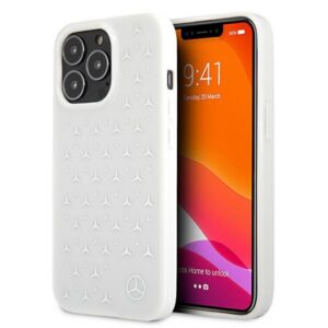 Mercedes-Benz Stars Pattern dėklas iPhone 13 Pro – baltas