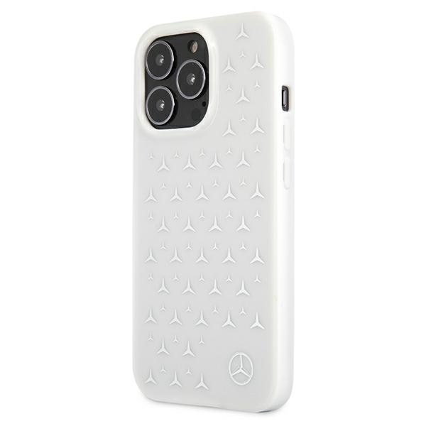 Mercedes-Benz Stars Pattern dėklas iPhone 13 Pro – baltas