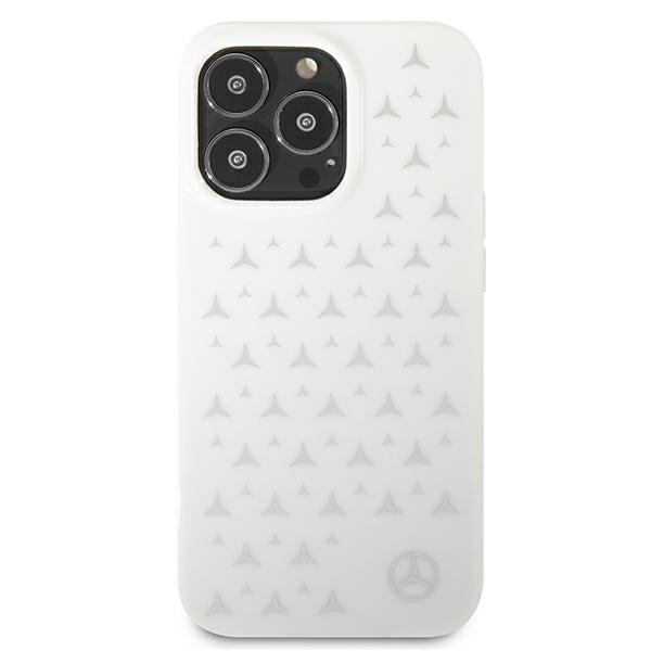 Mercedes-Benz Stars Pattern dėklas iPhone 13 Pro – baltas
