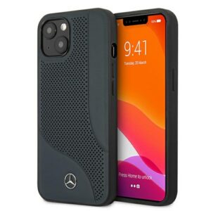 Mercedes-Benz odinis dėklas iPhone 13 mini – tamsiai mėlynas