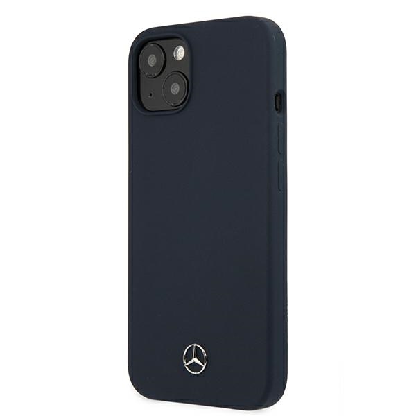 Mercedes silikoninis dėklas iPhone 13 mini – tamsiai mėlynas