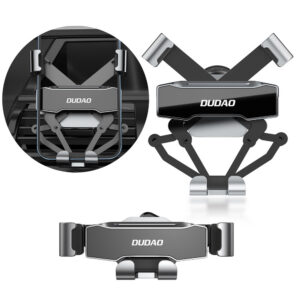 Dudao gravitacinis automobilinis išmaniojo telefono laikiklis, juodas (F11Pro)