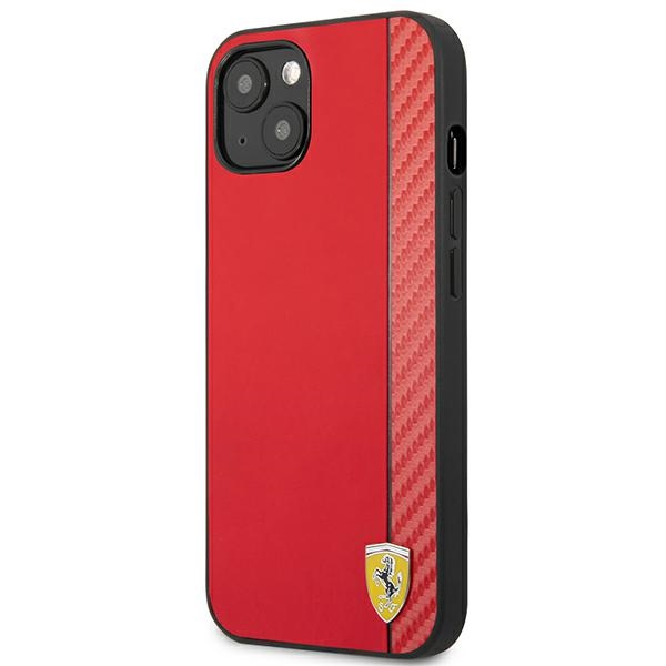 Ferrari dėklas iPhone 13 mini – raudonas (On Track Stripe)