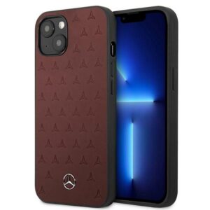 Mercedes-Benz odinis dėklas iPhone 13 mini – raudonas