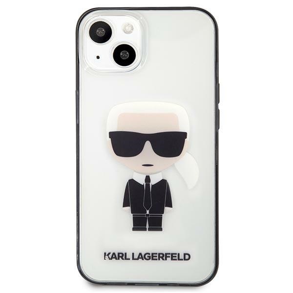 Karl Lagerfeld Ikonik Karl dėklas iPhone 13 mini – skaidrus