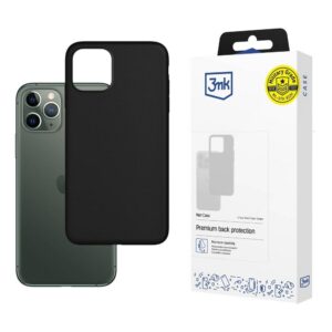 Apple iPhone 12/12 Pro – 3mk matinis dėklas juodas
