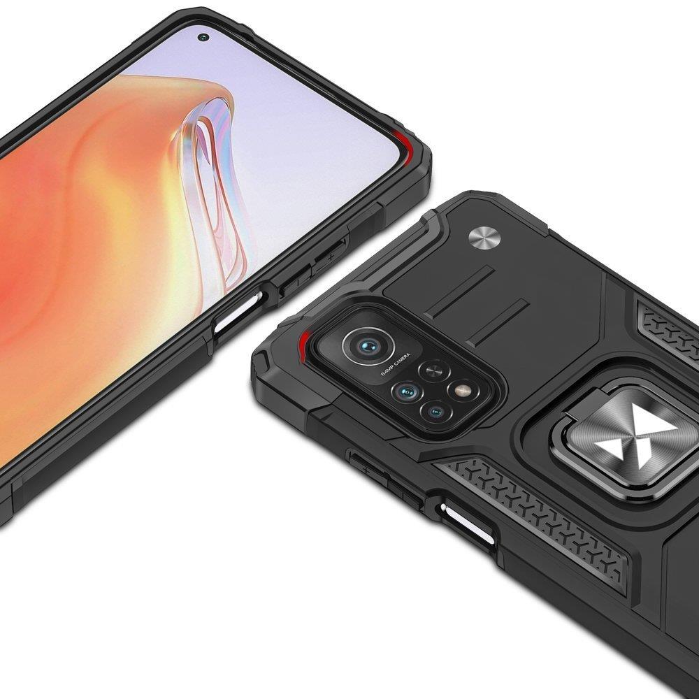 Wozinsky Ring Armor dėklas Poco M4 Pro 5G / Redmi Note 11 – juodas