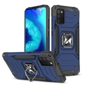 Wozinsky Ring Armor dėklas Samsung Galaxy A03s – mėlynas