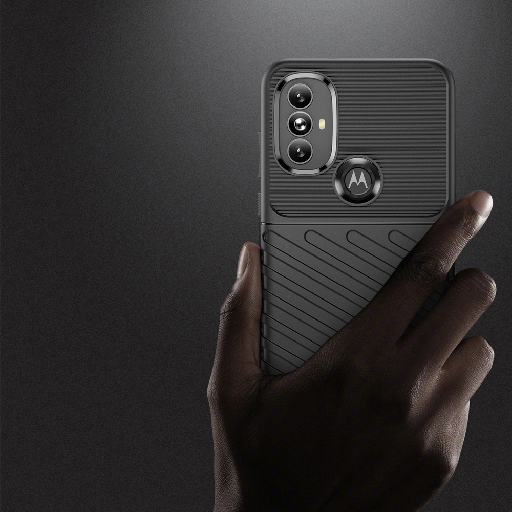Thunder Case lankstus armored dangtelis Motorola Moto G Power 2022 juodas