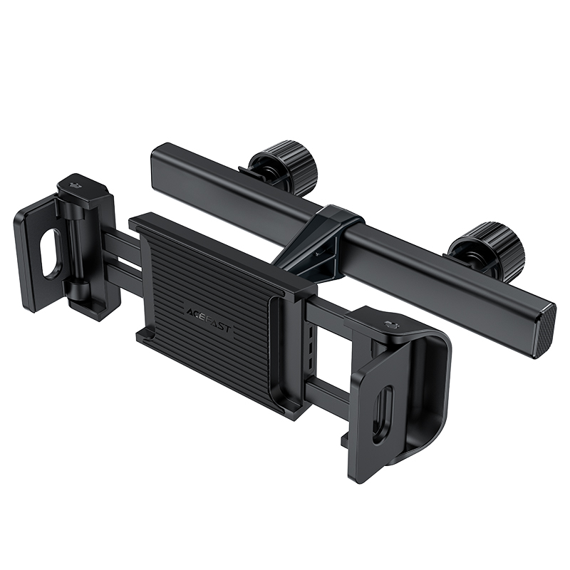 Acefast automobilinis galvos atramos laikiklis telefonui ir planšetei (135-230mm pločio), juodas (D8 black)