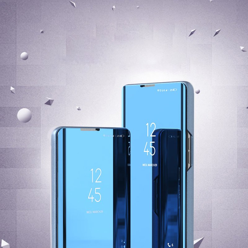 Clear View dėklas Xiaomi Redmi Note 11 Pro+ 5G – mėlynas