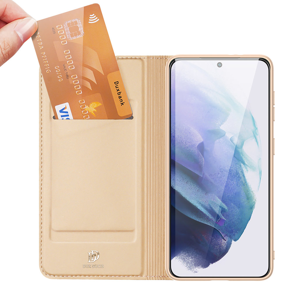 Dux Ducis Skin Pro dėklas Samsung Galaxy S22+ – auksinis