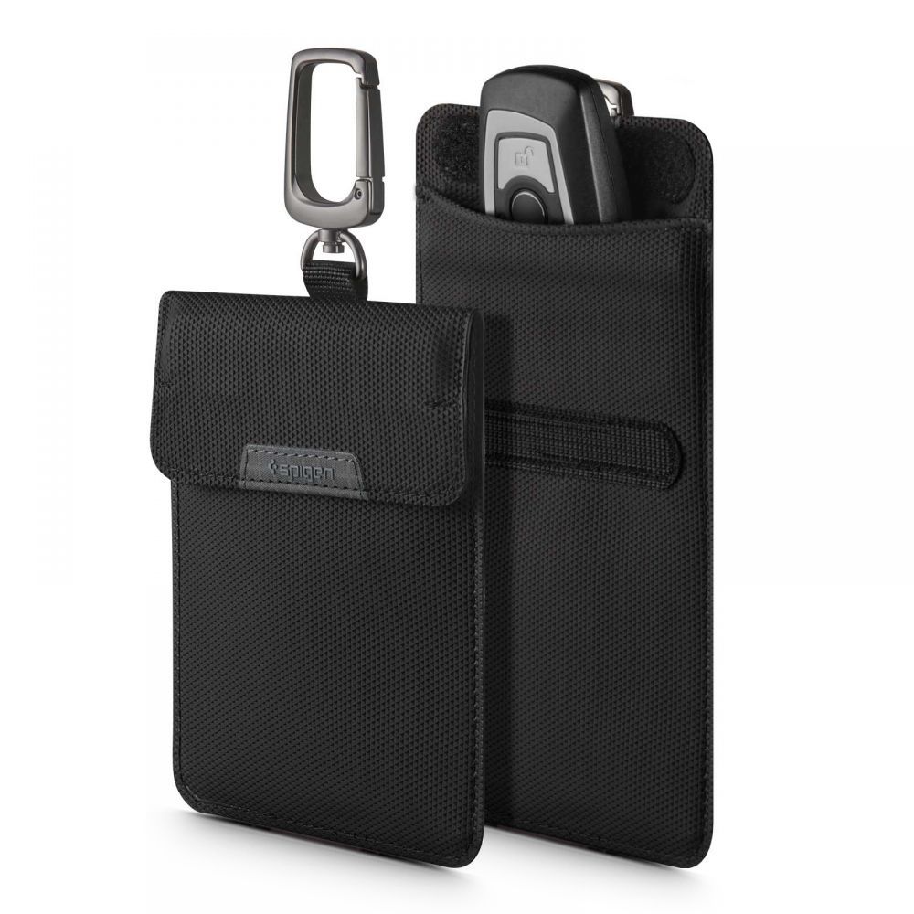Faradėjaus narvelis Spigen Pouch Keyless RFID Signal Blocker, juodas
