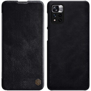 Nillkin Qin atverčiamas dėklas Redmi Note 11 Pro+ – juodas