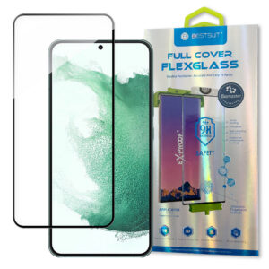 Bestsuit 3D Edge Nano Flexi Glass stiklas Samsung Galaxy S22+ – skaidrus