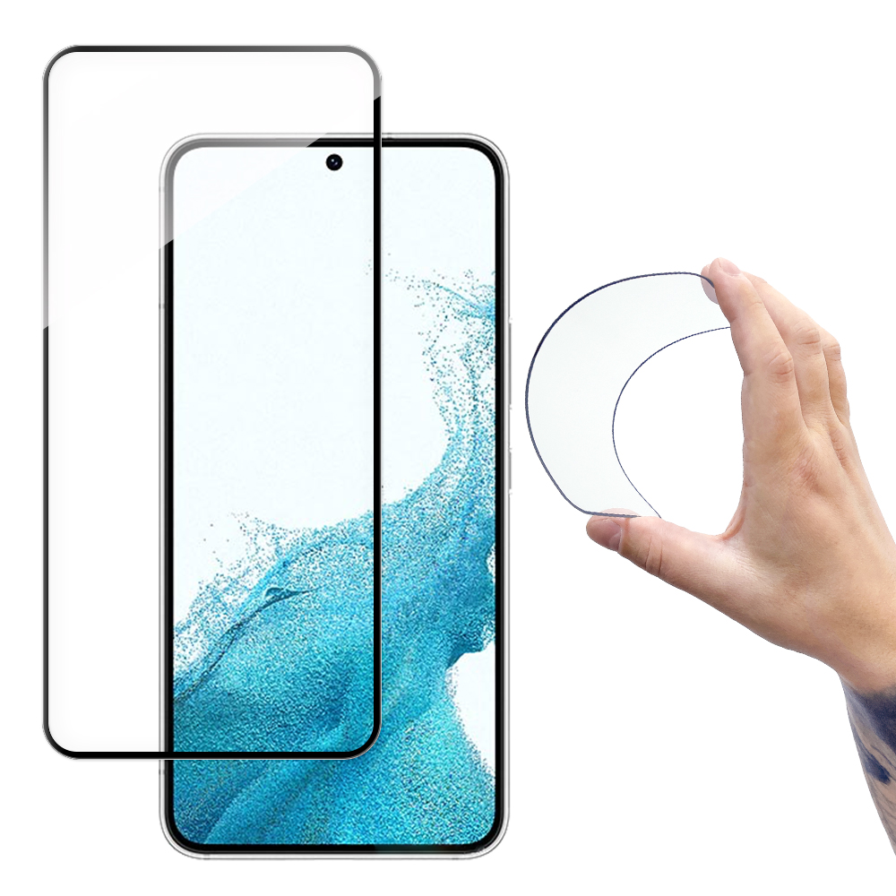 Wozinsky Full Cover Flexi stiklas Galaxy S22+ – skaidrus