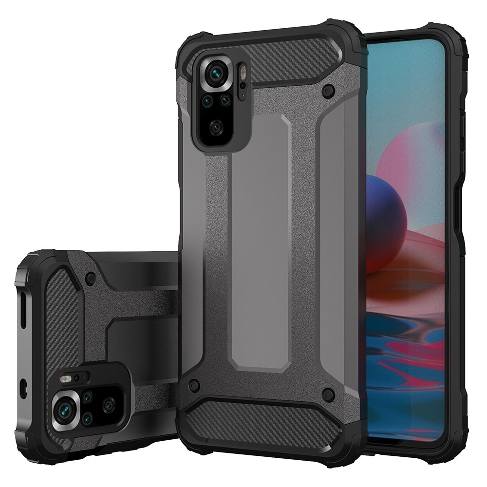 Hybrid Armor dėklas Xiaomi Redmi Note 11T/11S/Poco M4 Pro – mėlynas