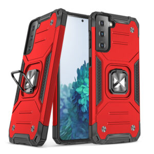 Wozinsky Ring Armor dėklas Galaxy S22/S22+ – raudonas