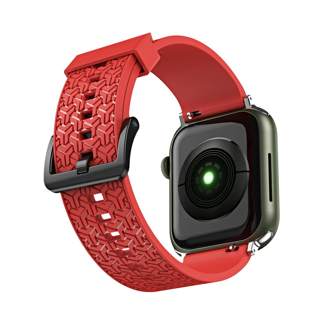 Watch Strap Y apyrankė Apple Watch 42 / 44 / 45 mm - raudona
