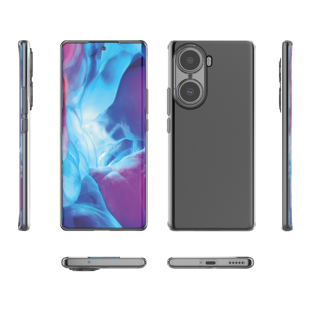 Skaidrus TPU gelinis dėklas Honor 60 Pro (0,5 mm)