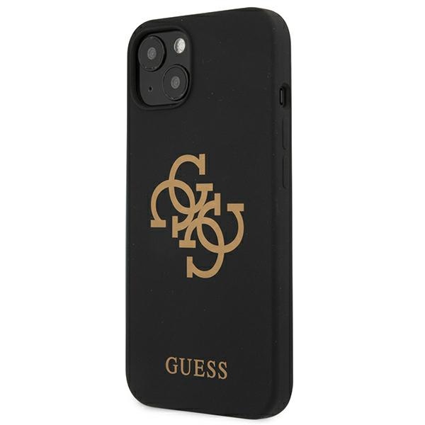 Guess silikoninis dėklas iPhone 13 mini – juodas