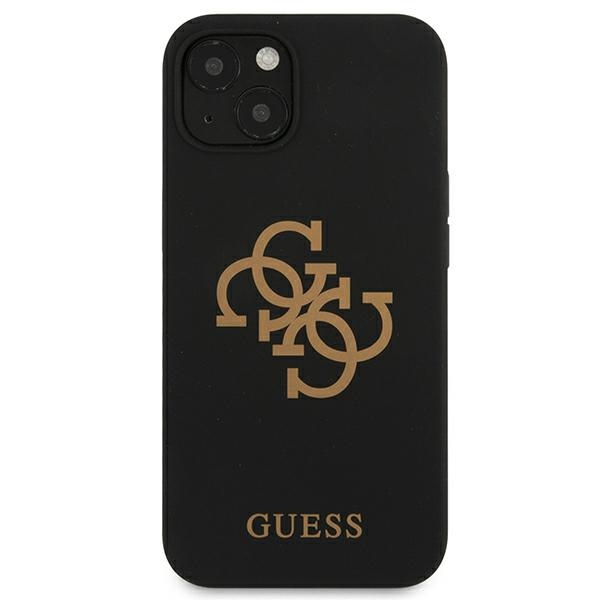 Guess silikoninis dėklas iPhone 13 mini – juodas
