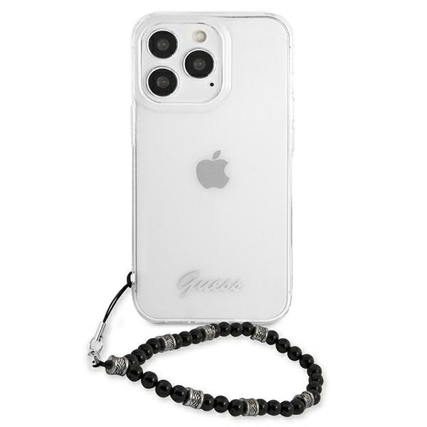 Guess skaidrus dėklas iPhone 13 Pro Max – Pearl