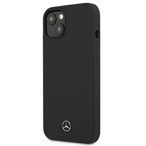 Mercedes silikoninis dėklas iPhone 13 mini – juodas