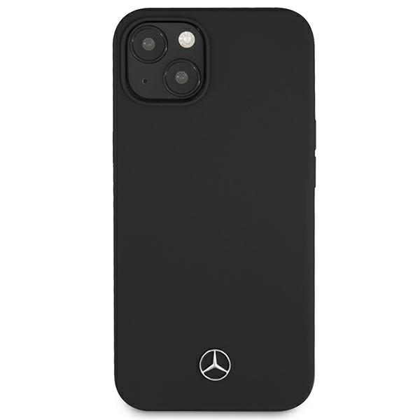 Mercedes silikoninis dėklas iPhone 13 mini – juodas