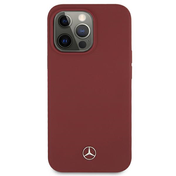 Mercedes silikoninis dėklas iPhone 13 Pro Max – raudonas