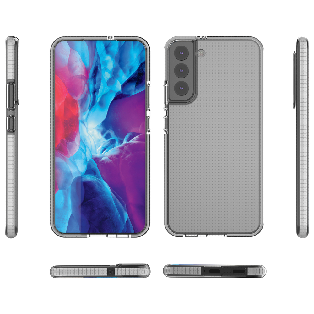 Spring Case gelinis dėklas Samsung Galaxy S22+ – juodas