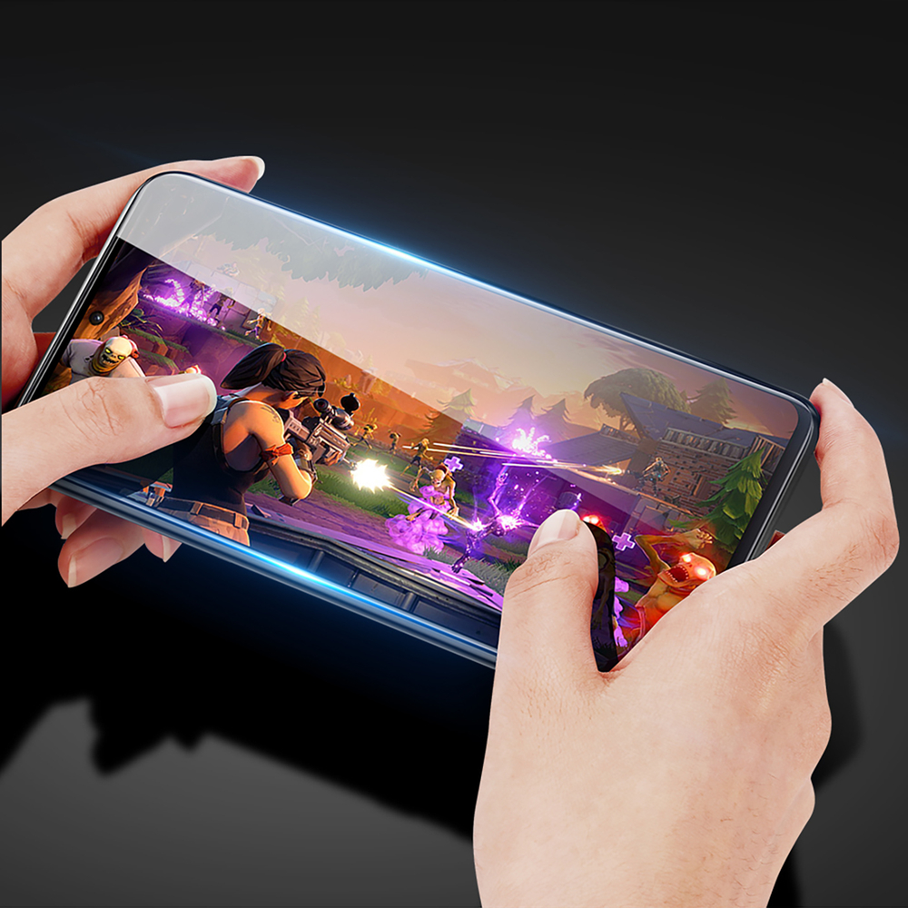 Dux Ducis 9H grūdintas stiklas Honor 60 Pro – juodas rėmelis