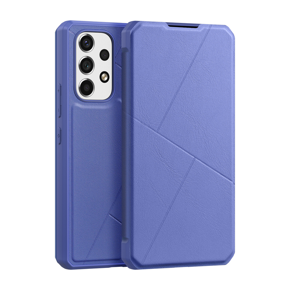Dux Ducis Skin X atverčiamas dėklas Samsung Galaxy A73 – mėlynas