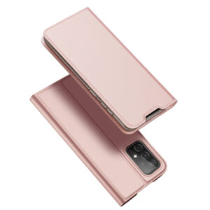Dux Ducis Skin Pro atverčiamas dėklas Galaxy A73 – rožinis