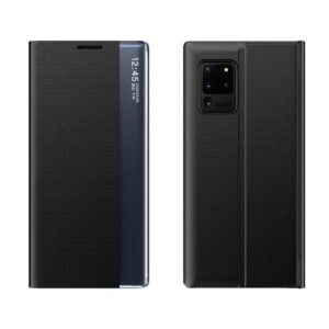 Dėklas su atvartu ir stovu Samsung Galaxy A73 – juodas