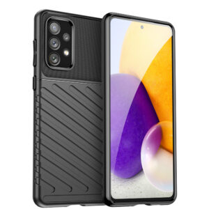Thunder Case TPU dėklas Samsung Galaxy A73 – juodas