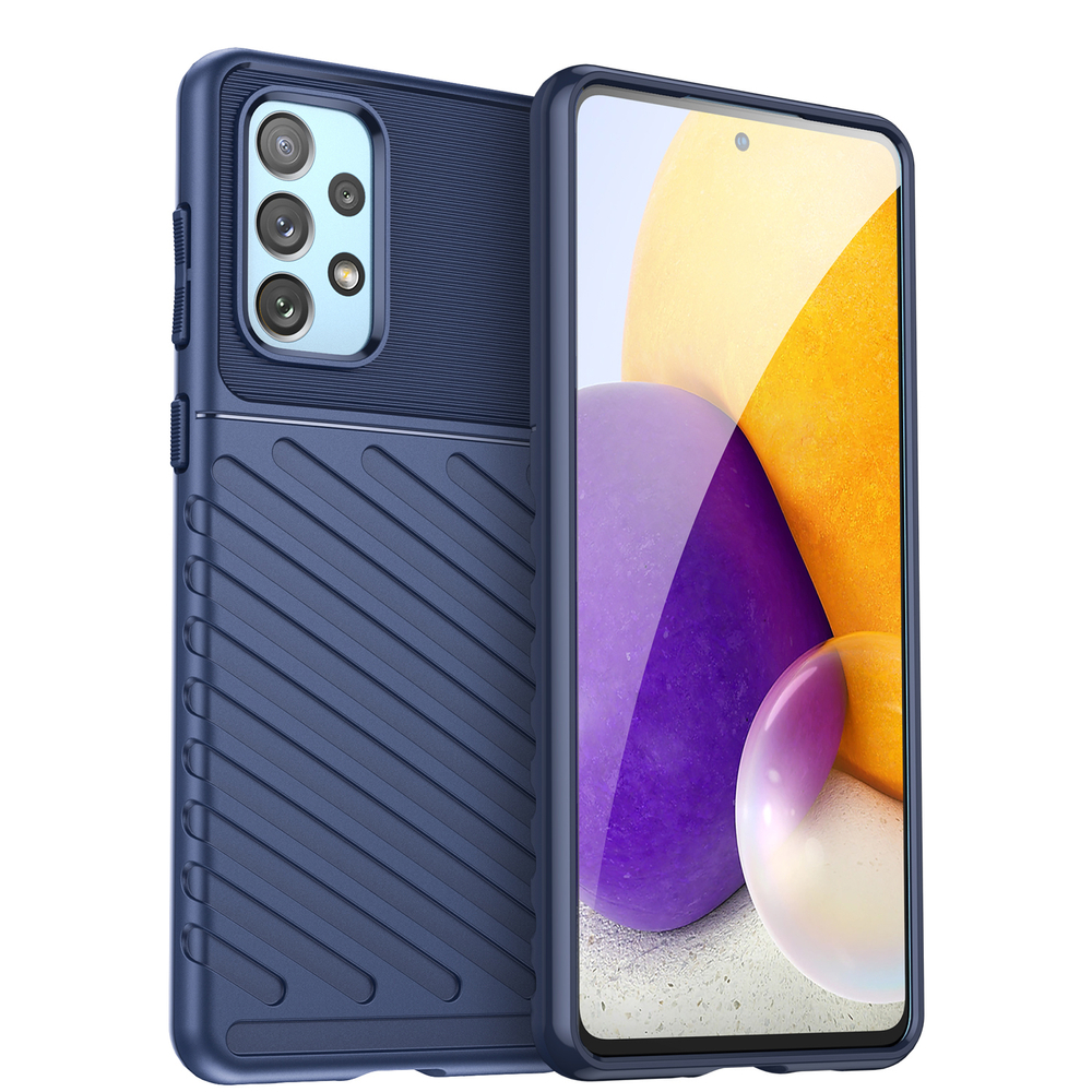 Thunder Case TPU dėklas Samsung Galaxy A73 – mėlynas