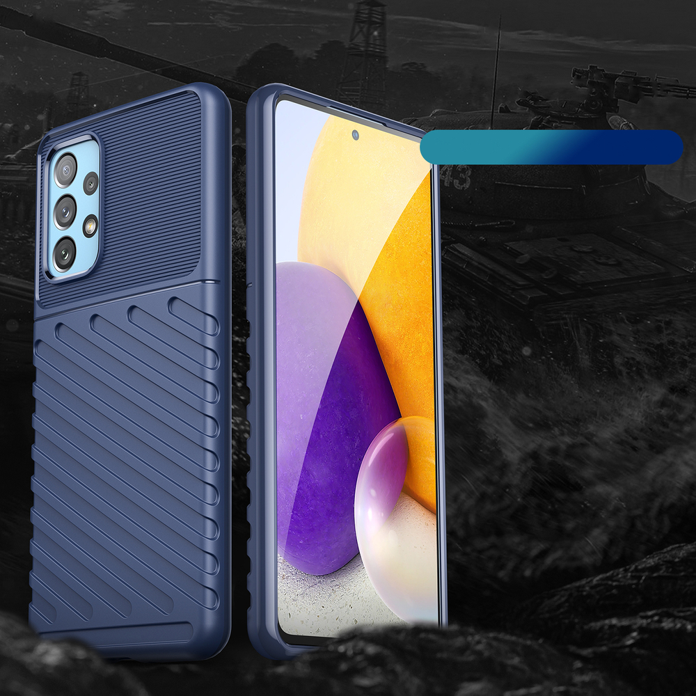 Thunder Case TPU dėklas Samsung Galaxy A73 – mėlynas