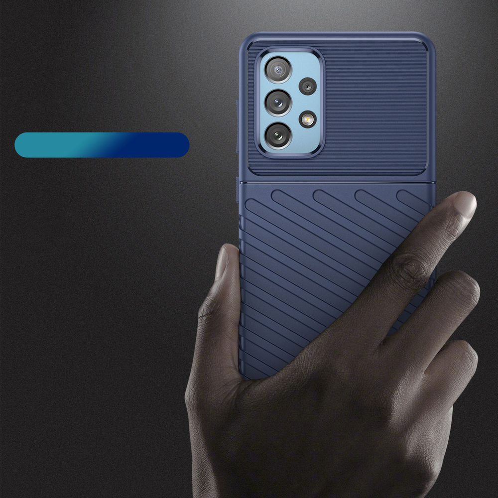 Thunder Case TPU dėklas Samsung Galaxy A73 – mėlynas