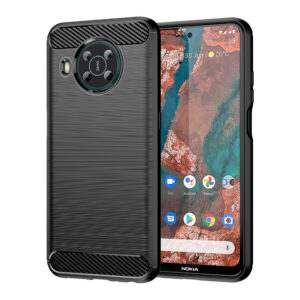 Carbon Case Flexible dangtelis Nokia X100 juodas
