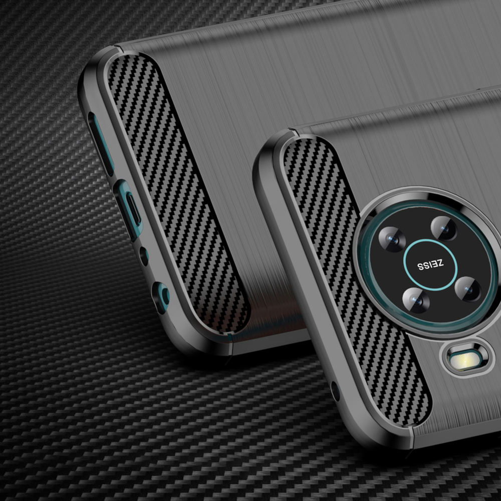 Carbon Case Flexible dangtelis Nokia X100 juodas